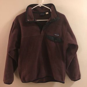 Patagonia fleece pullover - maroon